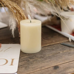 Bougie LED en Cire - Collection Caspar