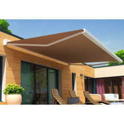 Store banne motorisé coffre intégral + LED Soa - ETHIK HOME