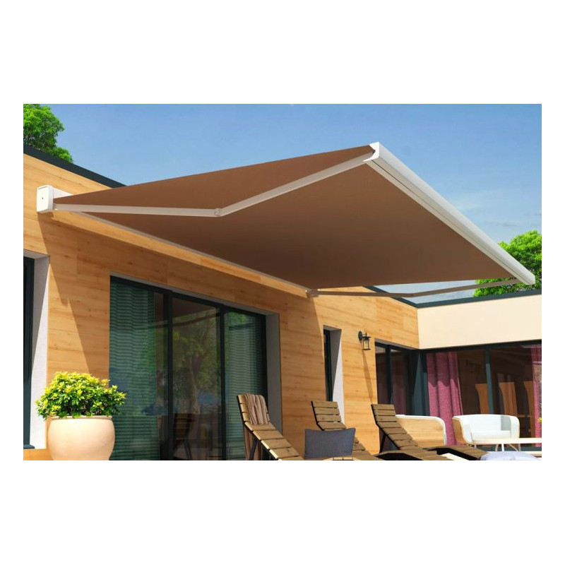 Store banne motorisé coffre intégral + LED Soa - ETHIK HOME